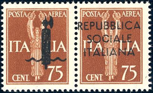 POSTA AEREA 1944 - 75 cent., ... 