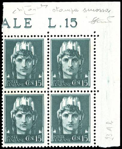 1945 - 15 cent., emisisone di ... 