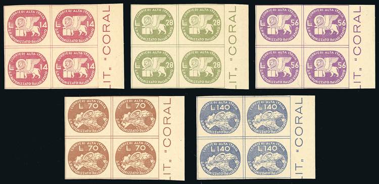 CORALIT 1945 - Leone di S.Marco, ... 