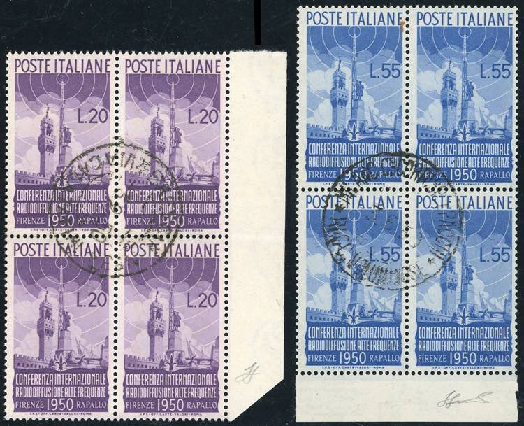 1950 - 20 lire e 55 lire ... 