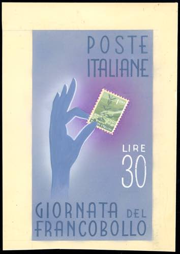 1960/70 ca - Bozzetto policromo ad ... 