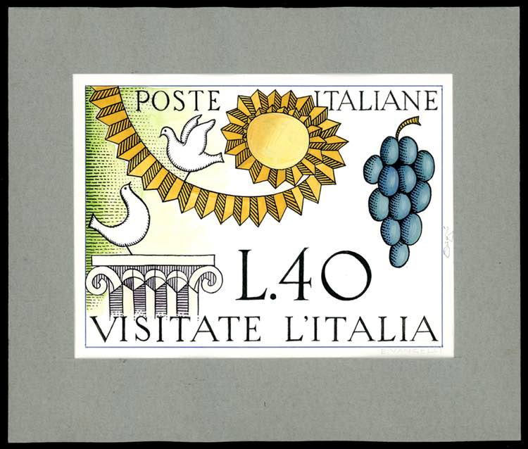 1960/70 ca - Bozzetto policromo ad ... 