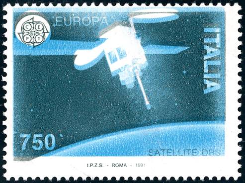 1991 - 750 lire Spazio - Europa ... 