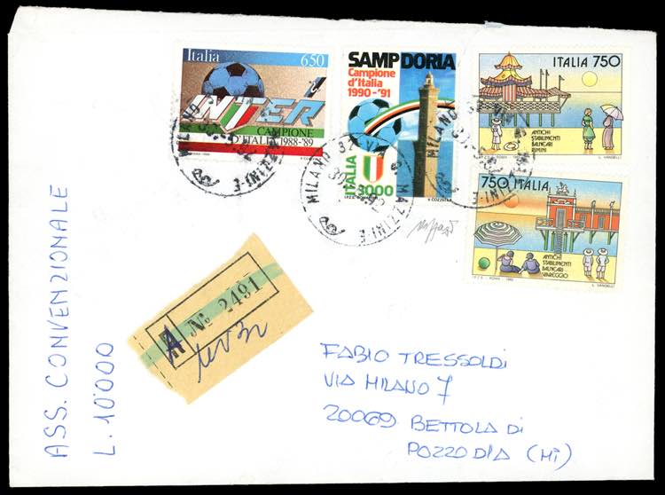 1992 - 750 lire Stabilimento ... 