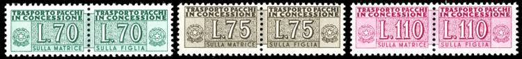 1955/66  - 70 lire, 75 lire, 110 ... 