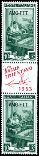 1953 - 10 lire Lavoro, coppia ... 