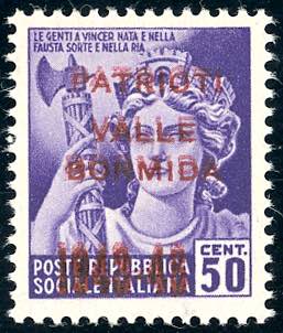 VALLE BORMIDA 1945 - 50 cent., ... 