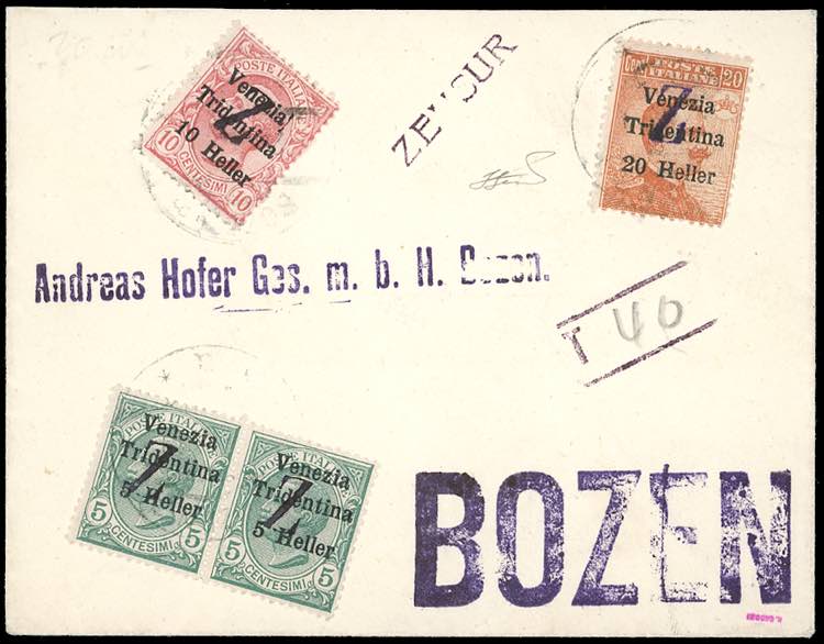 TRENTINO ALTO ADIGE - BOLZANO 1919 ... 