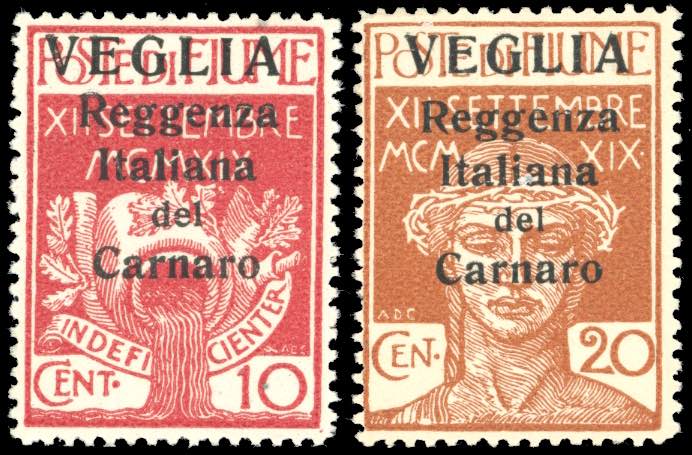 VEGLIA 1920 - 10 cent. e 20 cent., ... 