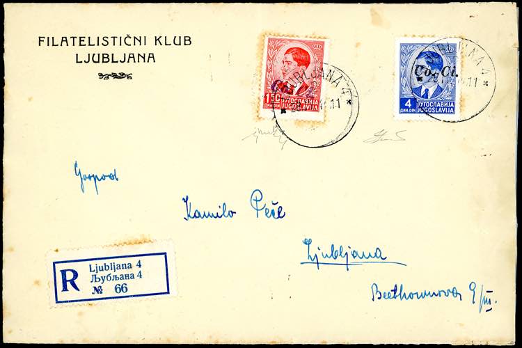 LUBIANA 1941 - 1,50 d. soprastampa ... 