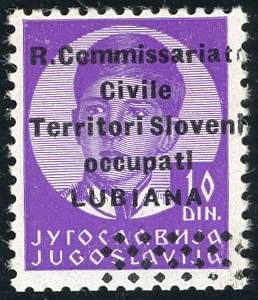 LUBIANA 1941 - 10 d. soprastampa ... 