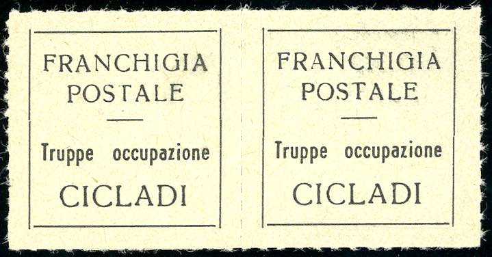 ISOLE CICLADI 1941 - Etichetta di ... 