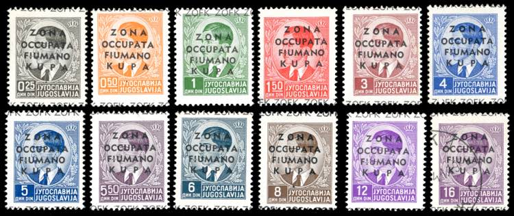 ZONA FIUMANO KUPA 1941 - ... 