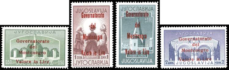 MONTENEGRO 1942 - Legionari, ... 