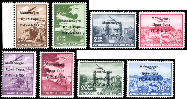 MONTENEGRO POSTA AEREA 1941 - ... 