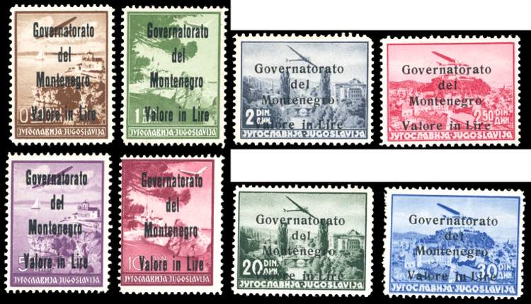 MONTENEGRO POSTA AEREA 1942 - ... 