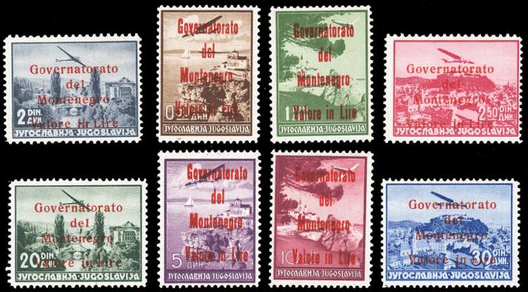 MONTENEGRO POSTA AEREA 1942 - ... 