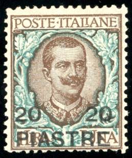 COSTANTINOPOLI 1908 - 20 piastre ... 