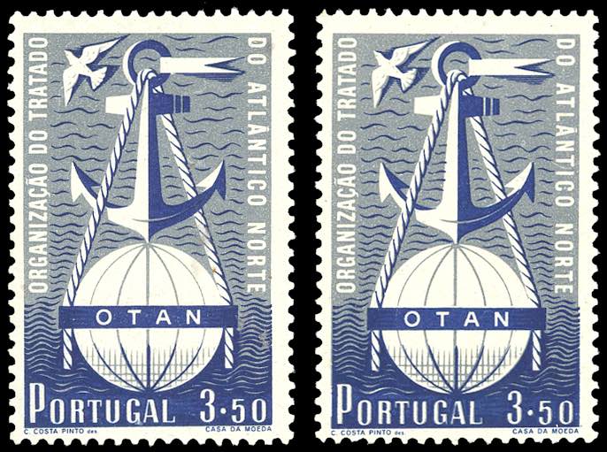 PORTOGALLO 1952 - 3,50 e. Patto ... 