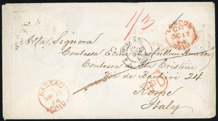 BAHAMAS 1864 - 12 September 1864, ... 