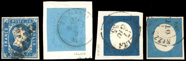 SARDEGNA 1851/1954 - 20 cent., ... 