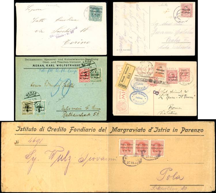 TERRE REDENTE 1918/20 - Due buste, ... 