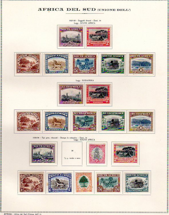 AFRICA DEL SUD 1910/1949 - Avviata ... 