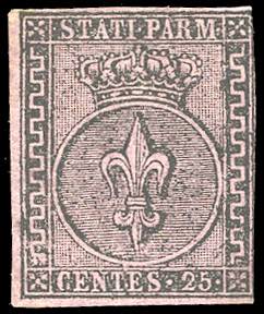 1852 - 25 cent. violetto (4), ... 