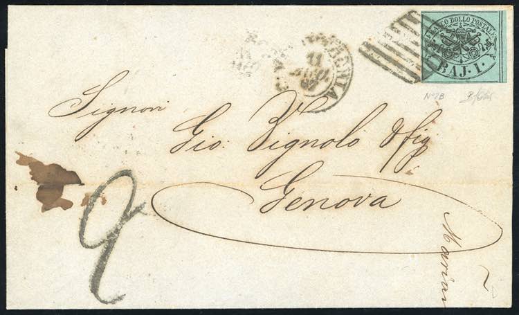 1867 - 1 baj verde scuro, II ... 