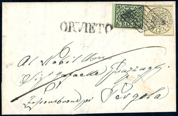 1860 - 2 baj verde oliva, 5 baj ... 