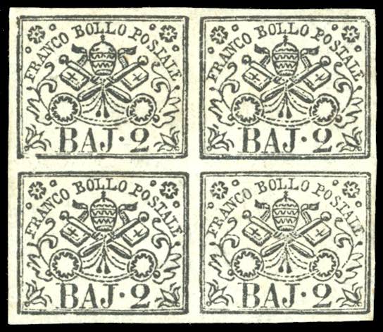 1852 - 2 baj grigio azzurrastro, ... 