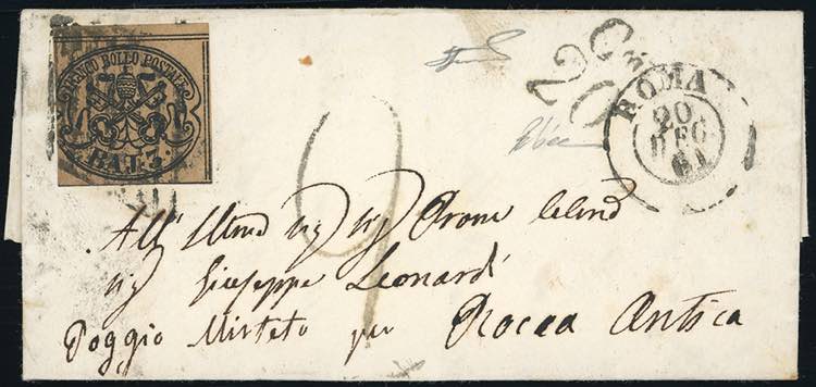 1861 - 3 baj bruno (4Aa), buono ... 