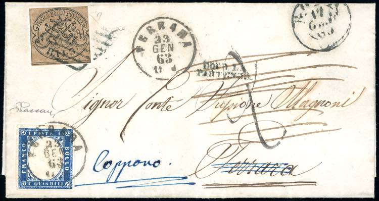 1863 - 3 baj bruno cuoio (4Ac), su ... 