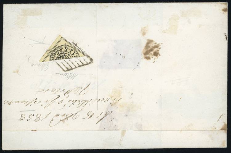 1858 - 4 baj giallo chiaro (5Ab), ... 