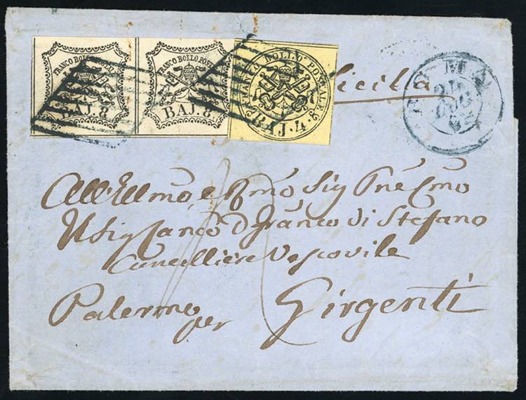 1862 - 4 baj giallo chiaro, 8 baj ... 