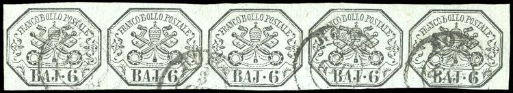 1852 - 6 baj grigio azzurrastro ... 