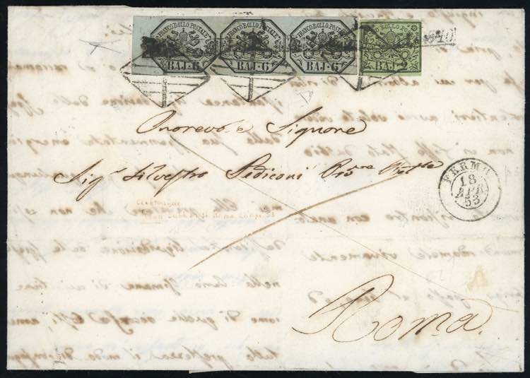 1852 - 6 baj grigio azzurrastro, ... 