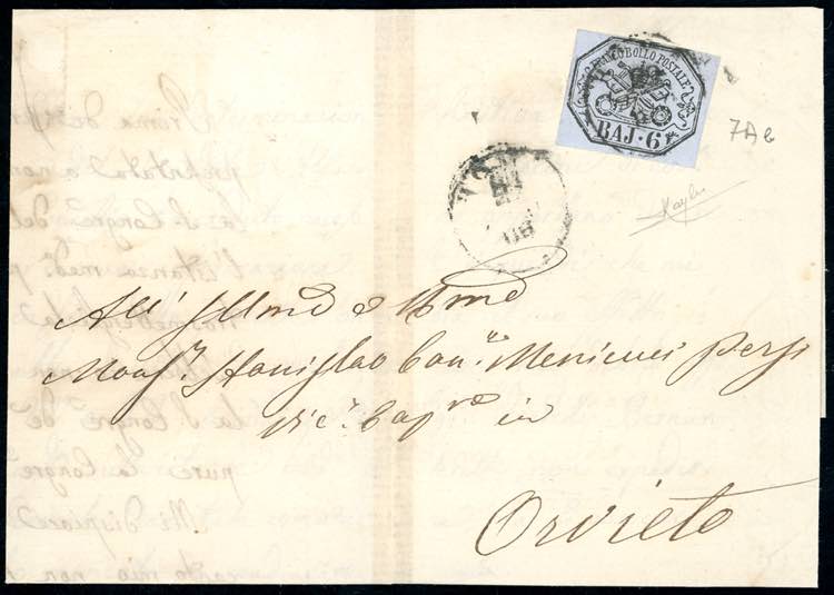 1866 - 6 baj azzurrastro (7Ab), ... 