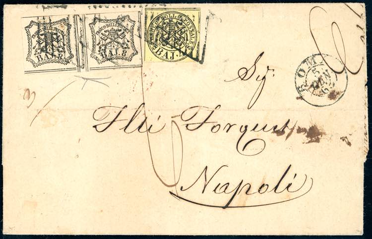 1863 - 8 baj bianco, coppia ... 