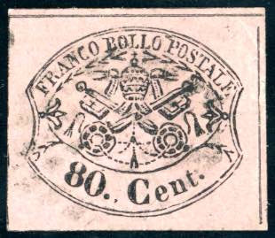 1867 - 80 cent. rosa lillaceo ... 