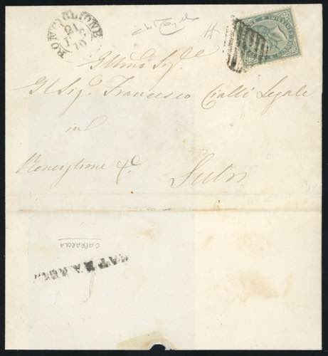 1870 - 5 cent. De La Rue (T16), ... 