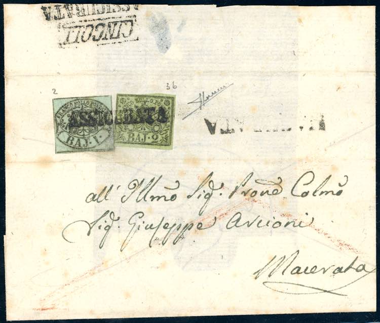 CINGOLI, ASSICURATA unico ... 