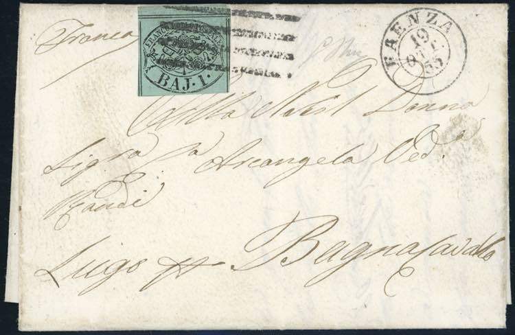 FAENZA, muto a quattro sbarre ... 