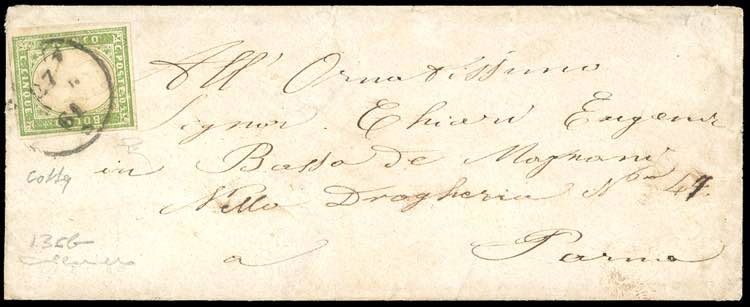 1861 - 5 cent. verde oliva ... 