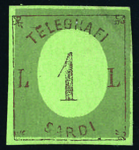 1858 - 1 lira saggio di ... 