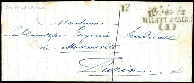 1849 - Lettera prefilatelica ... 