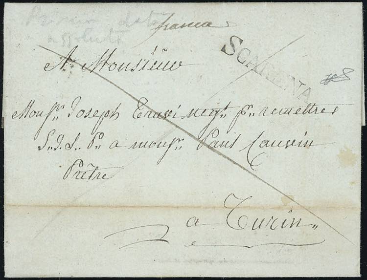 NIZZA-SCARENA, stampatello lineare ... 