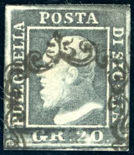 1859 - 20 grana grigio ardesia ... 