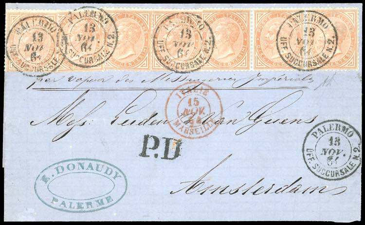 1864 - 10 cent. De La Rue, ... 