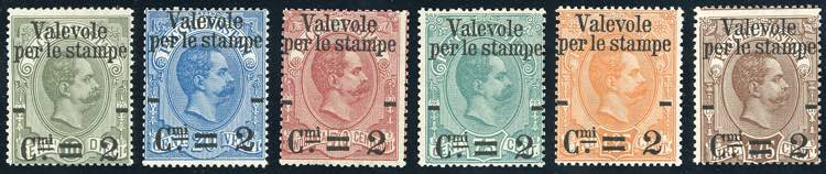 1890 - Valevole per le stampe, ... 